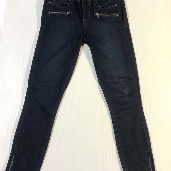 PAIGE Jane Zip Crop Skinny Jeans 25 - Picture 6 of 13